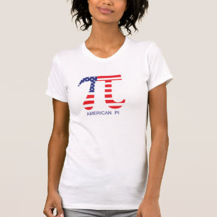 Camiseta Pi americanos - Modificado para requisitos