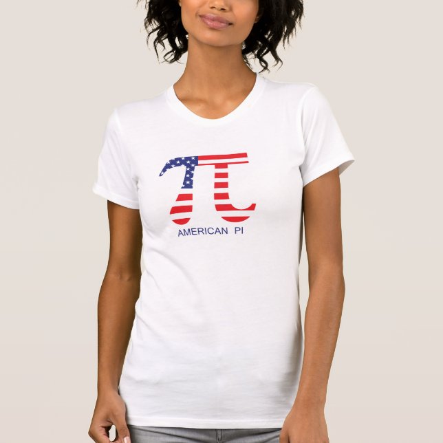 Camiseta Pi americanos - Modificado para requisitos (Anverso)