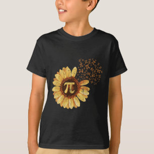 Camiseta Pi Apparel Día De Pi Traje De Girasol Math Gracios