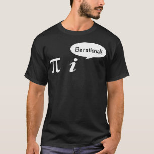 Camiseta Pi Be Rational Math Teacher School bibi an
