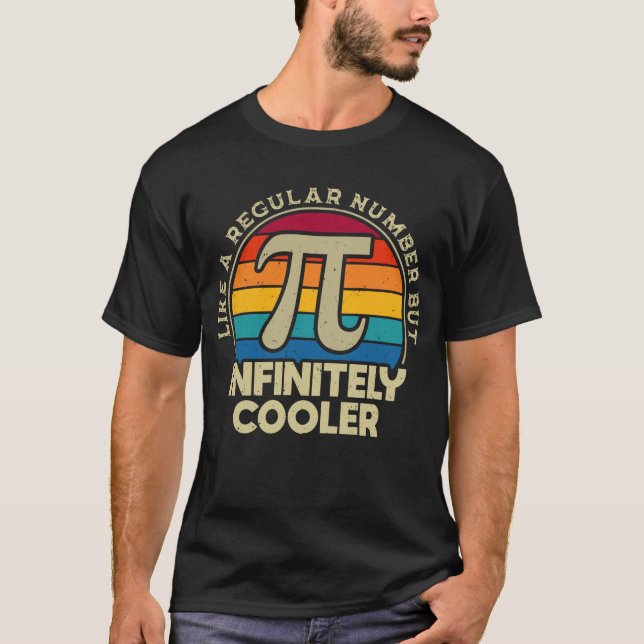 Camiseta Pi como un número normal pero infinitamente más fr (Anverso)