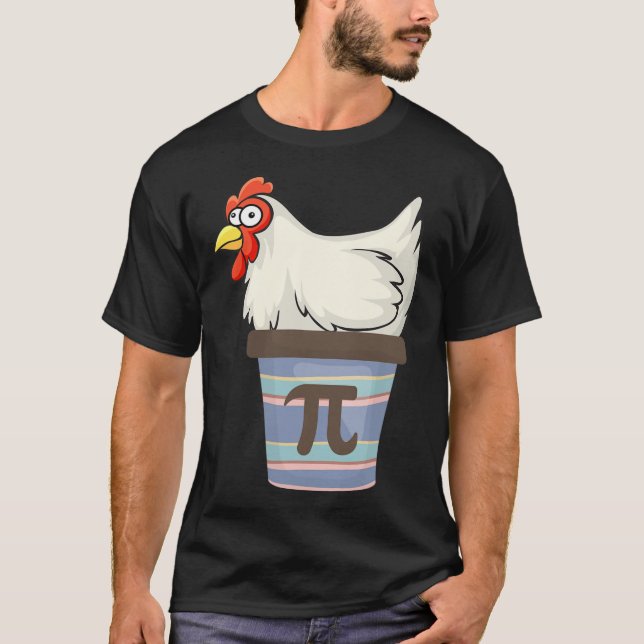 Camiseta Pi Day 2025 Math Lover Mathematics Chicken Pot Pie (Anverso)