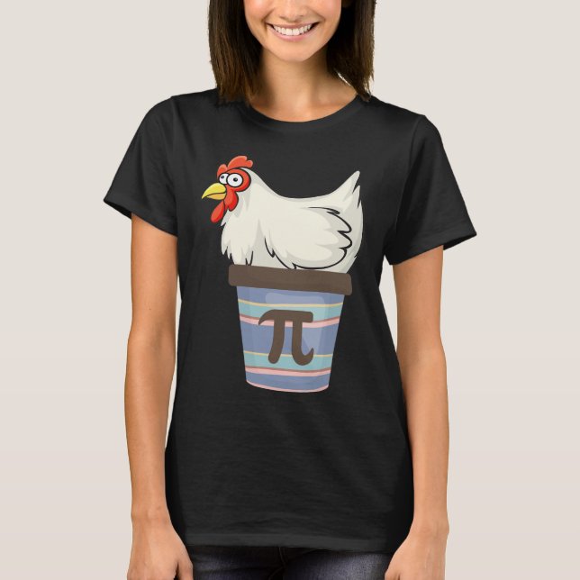 Camiseta Pi Day 2025 Math Lover Mathematics Chicken Pot Pie (Anverso)