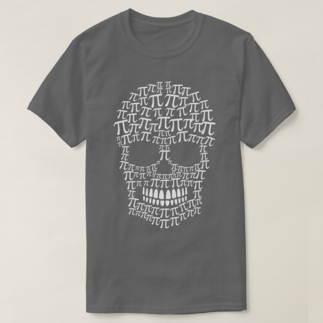 Camiseta Pi Day 314 Skull Funny Math Nerd (Diseño del anverso)
