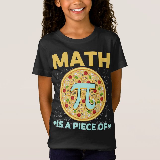 Camiseta Pi Day 3.14 Math es una pieza de pizza (Anverso)