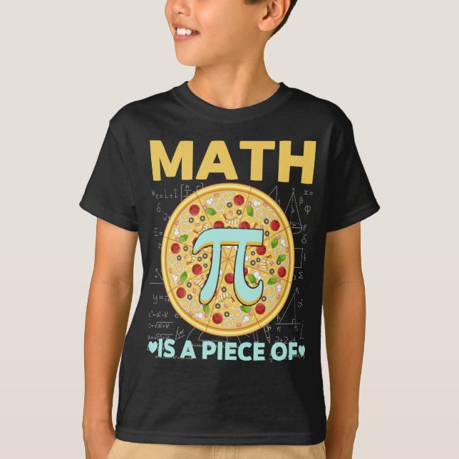 Camiseta Pi Day 3.14 Math es una pieza de pizza (Anverso)