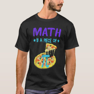 Camiseta Pi Day 3.14 Math Es Una Pieza De Pizza Graciosa Di