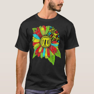 Camiseta Pi Day 3 14 Símbolo de girasol matemáticas Geek Ne
