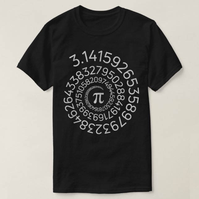 Camiseta Pi Day Cute Spiral Matemática Estudiantil Math Lov (Diseño del anverso)