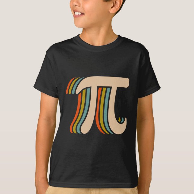 Camiseta Pi Day Espiral de Camisas Pi Math Niños Estudiante (Anverso)