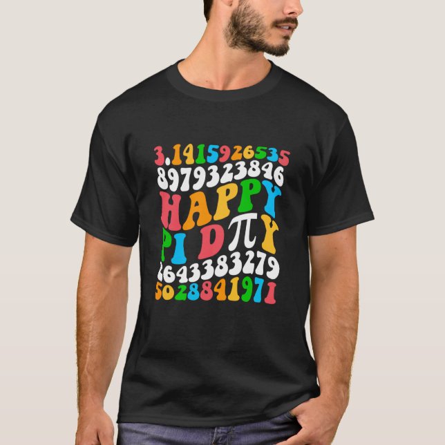 Camiseta Pi Day Groovy Pi Math para Pi Day 3 14 (Anverso)