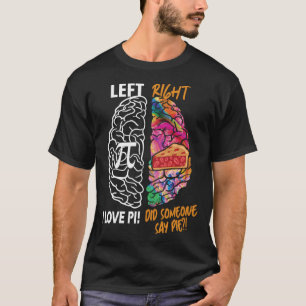 Camiseta Pi Day Math Brain I Love Pi