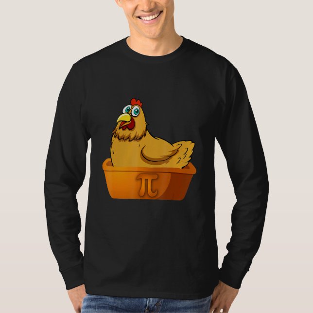 Camiseta Pi Day Math Chicken Pot Pie Geek Nerd Math Farmer (Anverso)