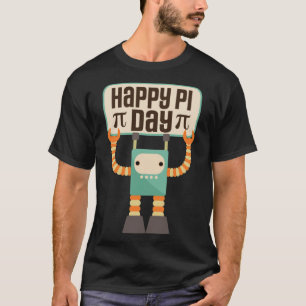 Camiseta Pi Day Math Robot caballos andaluz
