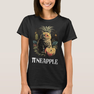 Camiseta Pi Day Math Science Cat Pineapple 1