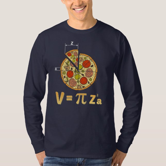 Camiseta Pi Day Math Teacher Pizza Gag (Anverso)