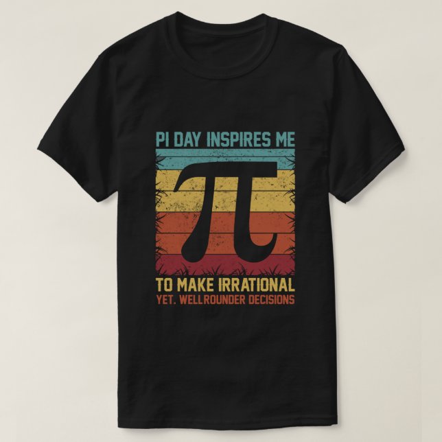 Camiseta Pi Day me inspira (Diseño del anverso)