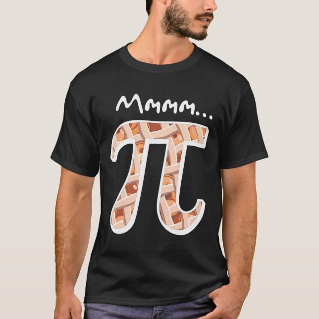 Camiseta Pi Day Mmm Pi Shirt Funny Mmmm Pi En Pie (Anverso)
