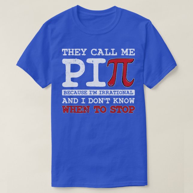 Camiseta Pi Day Pi Math 3 (Diseño del anverso)
