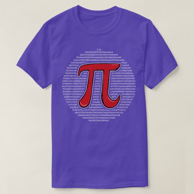 Camiseta Pi Day Pi Math 6 (Diseño del anverso)