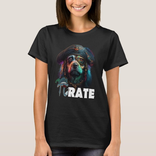 Camiseta Pi Day Pi Tasa de Perro 314 Math Science Teacher D (Anverso)
