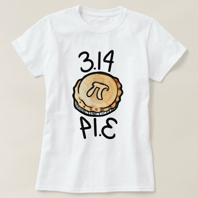 Camiseta Pi day Pie 3.14 (Diseño del anverso)