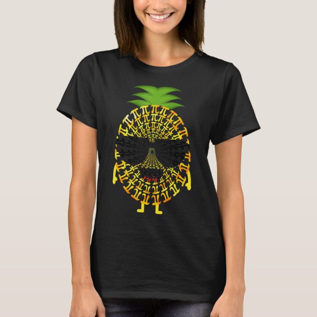 Camiseta Pi Day Pineapple 3,14 Pi Symbol Math Profesores Pa (Anverso)