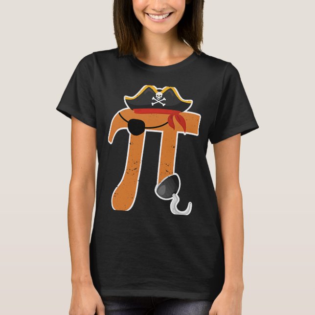 Camiseta Pi Day Pirata Math Maestra Ciencia Estudiantil Ner (Anverso)