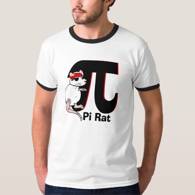 Camiseta Pi Day pirate (Anverso)