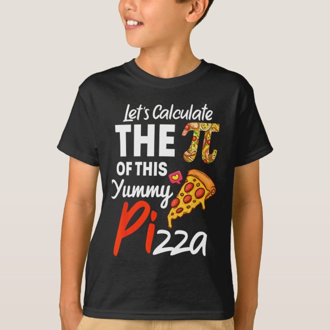 Camiseta Pi Day Pizza Pun Funny Math Teacher Y P (Anverso)