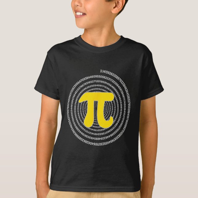 Camiseta Pi Day Spiral Pi Math Science Para Pi Day 3.14 (Anverso)