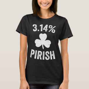 Camiseta Pi Day St. Patrick's 3.14 Irish Funny Pirish Math