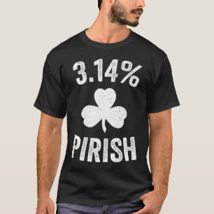 Camiseta Pi Day St. Patrick's 3.14 Irish Funny Pirish Math