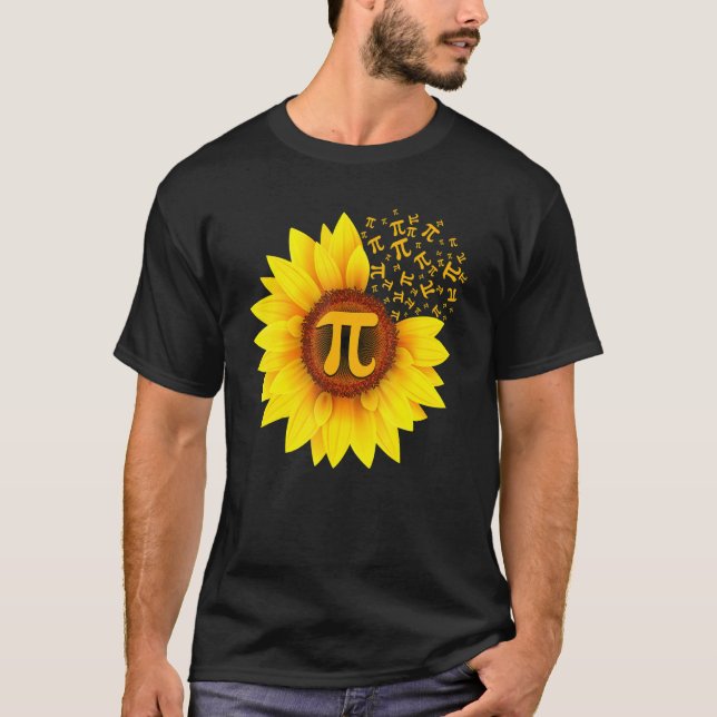 Camiseta Pi Day Sunflower 3 14 Pi Number Symbol Math Scienc (Anverso)