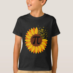 Camiseta Pi Day Sunflower Pi Número Símbolo Matemática de m