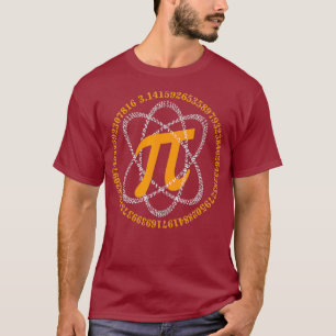 Camiseta PI Day T Átomo PI Math Geek Science Avers