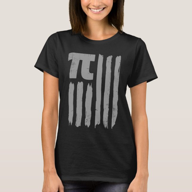 Camiseta Pi Day US Flag (Anverso)