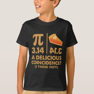 Camiseta Pi Día 3.14 Deliciosa Coincidencia Graciosa Matemá