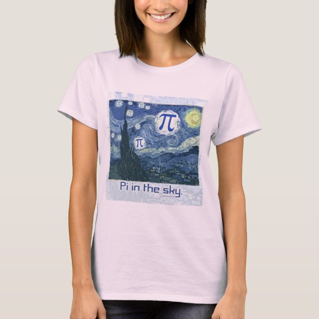Camiseta Pi en las ideas del regalo del cielo (Anverso)