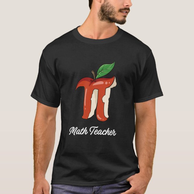 Camiseta PI En Matemáticas 3 14l Para Maestra 1 (Anverso)