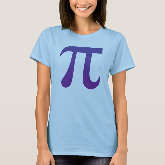 Camiseta Pi en Púrpura (Anverso)