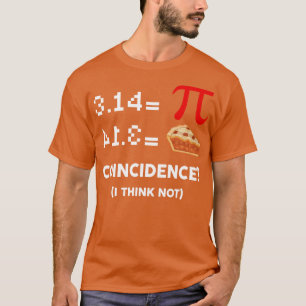 Camiseta Pi es igual a Pie Funny Math Pun Day