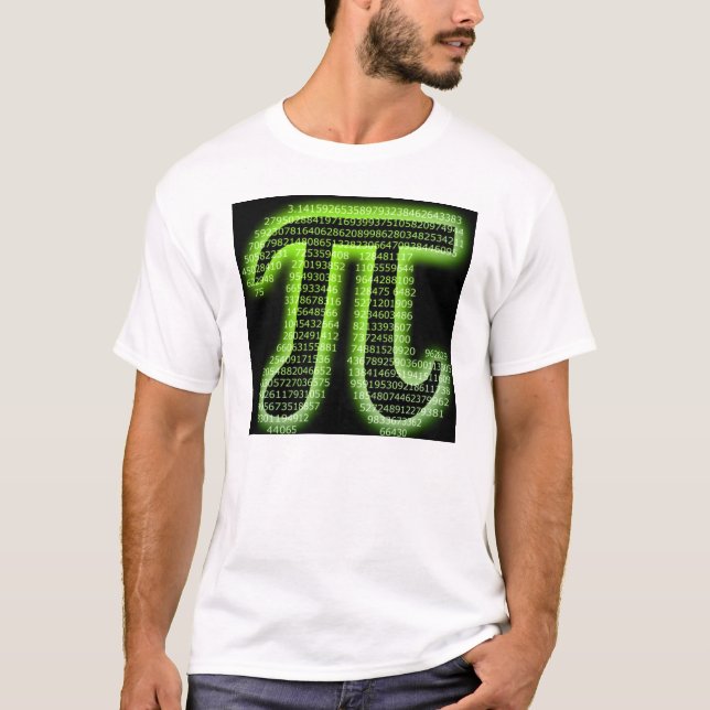 Camiseta ¡Pi!!!!!!!!!!!!!!!!!!  (Esto ES realmente exacto.) (Anverso)
