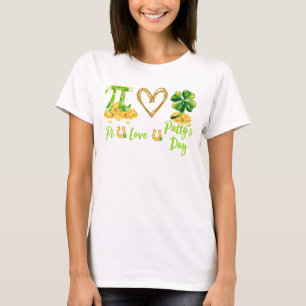 Camiseta Pi Love Patty's Day Shirt, Math Teacher St Patrick