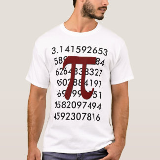 Camiseta Pi - Matemáticas divertida