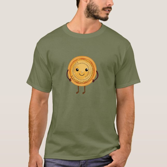 Camiseta Pi, Personalizado Pie (Anverso)