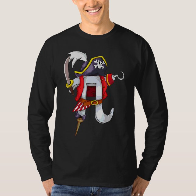Camiseta Pi Pirate Guay Pi Mathematics Funny Math (Anverso)