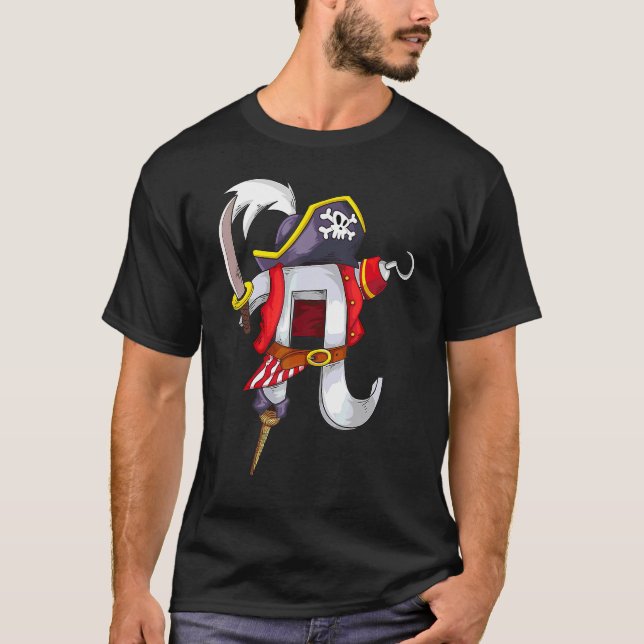 Camiseta Pi Pirate Guay Pi Mathematics Funny Math (Anverso)