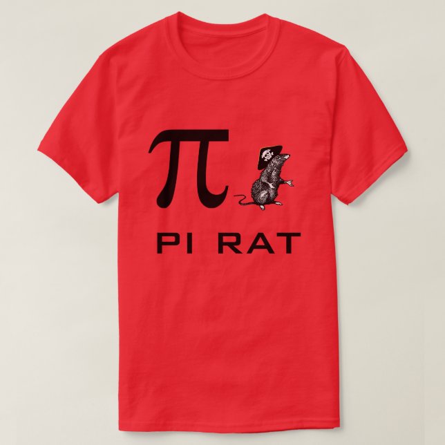 Camiseta Pi Rat (Diseño del anverso)