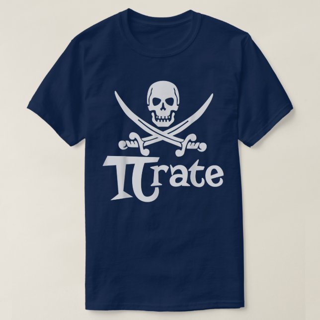 Camiseta Pi rate Math Pirate Skeleton Pi Day Novedad Mathem (Diseño del anverso)